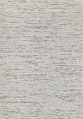 Bellora Lattice Beige Wool Rug