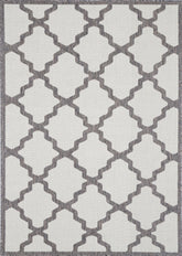 Briarwood Cream and Grey Geometric Rug