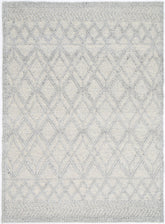 Shoreline Cobblestone Tribal Grey Wool Rug
