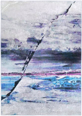 Valencia Multi Watercolour Pastel Non-Slip Rug - ANGE03