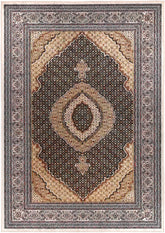 Valencia Medallion Gold Non-Slip Rug - ANGE11