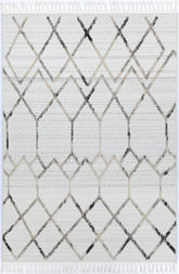 Kaelen Dorian Geometric Cream and Taupe Rug