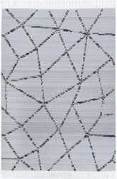 Kaelen Sparta Geomteric Grey and Ash Rug