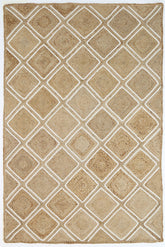 Verdan Beige Parquetry Rug
