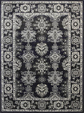 Axelle Ziegler Navy Grey Rug
