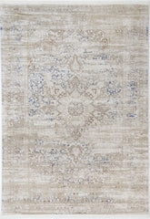 Evara Medalion Beige Blue Rug
