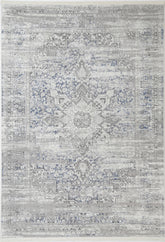 Evara Medalion Grey Blue Rug
