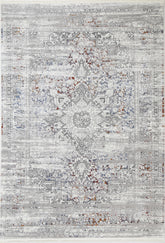Evara Medalion Grey Multi Rug