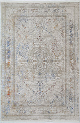 Evara Vintage Medalion Beige Multi Rug