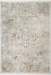 Evara Classic Vintage Beige Multi Rug