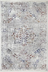 Evara Classic Vintage Grey Multi Rug