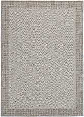 Brenna Weiss Natural Boarder Rug