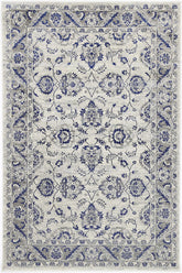 Evadne Cassandra Blue & Ivory Rug