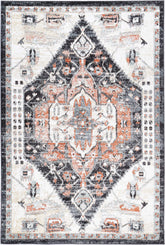 Lorena Fair Field Traditional Black Rug