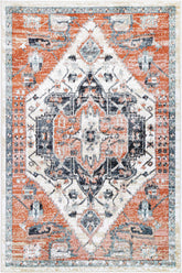 Lorena Xanadu Traditional Terracotta Rug