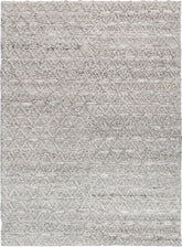 Shoreline Mosaic Tribal Ash Wool Rug