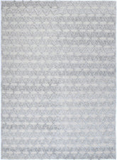 Shoreline Mosaic Tribal Grey Wool Rug