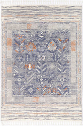 Pelagia Santiago Blue & Cream Contemporary Rug