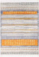 Pelagia Chuqito Orange Contemporary Rug