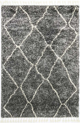 Brisa Maxen Tribal Grey Rug