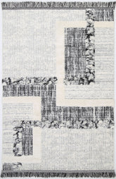 Covea Tribal Modern Cream Anthracite Rug