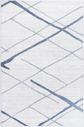 Driftsea Lattice Light Blue Contemporary Rug