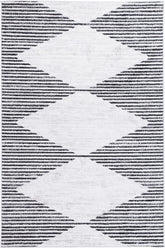Driftsea Diamond Charcoal Contemporary Rug