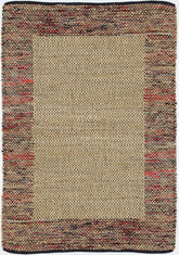 Nerida Multi Colour Boarder Jute Rug