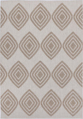 Claymore Modern Indoor/Outdoor Beige Rug (New landed)