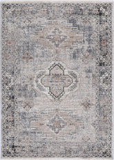 Flint Derbent Ash Traditional Soft Rug