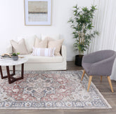 Flint Patchwork Multi Traditional Soft Rug