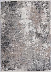 Flint Mosoel Ash Abstract Soft Rug
