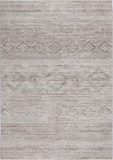 Flint Kesh Beige Tribal Soft Rug