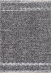 Flint Aleppo Charcoal Contemporary Soft Rug