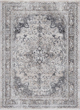 Flint Samarkad Ash Traditional Soft Rug