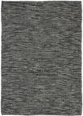Elsinore Black & White Reversible Wool Rug
