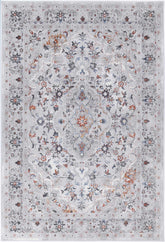 Motifera Ava Ivory & Red Traditional Rug
