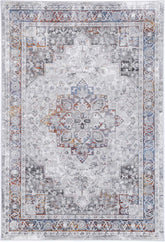 Motifera Camila Grey & Blue Traditional Rug