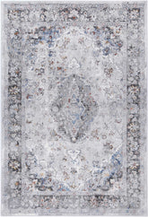 Motifera Ava Ivory & Blue Traditional Rug