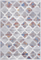 Motifera Isabella Grey & Multi Geometric Rug