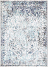 Glenmere Adrianita Ivory & Blue Transitional Rug