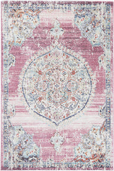 Glenmere Hollow Medalion Transitional Blush Rug