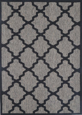 Briarwood Beige and Black Geometric Rug