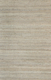 Taj Natural Basket Weave Black Jute Rug