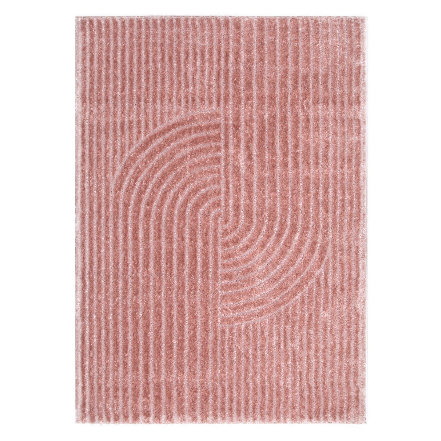 Pebble Dior Blush Shag Rug