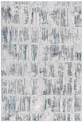 Canyon Abstract Grey Blue Rug