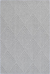 Torrelle Kini Grey Geometric Flatweave Rug