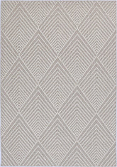 Torrelle Onika Beige Geometric Flatweave Rug