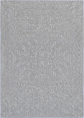 Torrelle Nori Grey Tribal Flatweave Rug