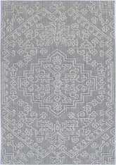 Torrelle Bule Ash Tribal Flatweave Rug